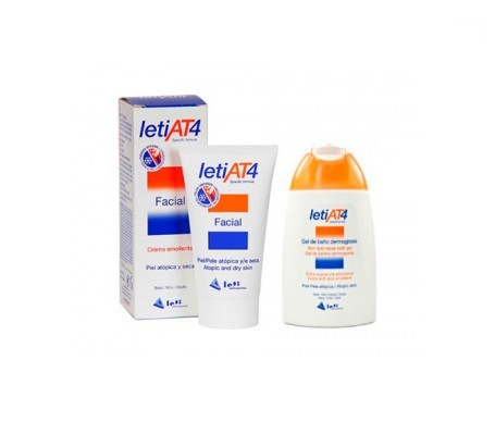 letiat4 crema emoliente facial 50ml gel de ba o 100ml