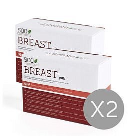 500 cosmetics breast 60 comp x2
