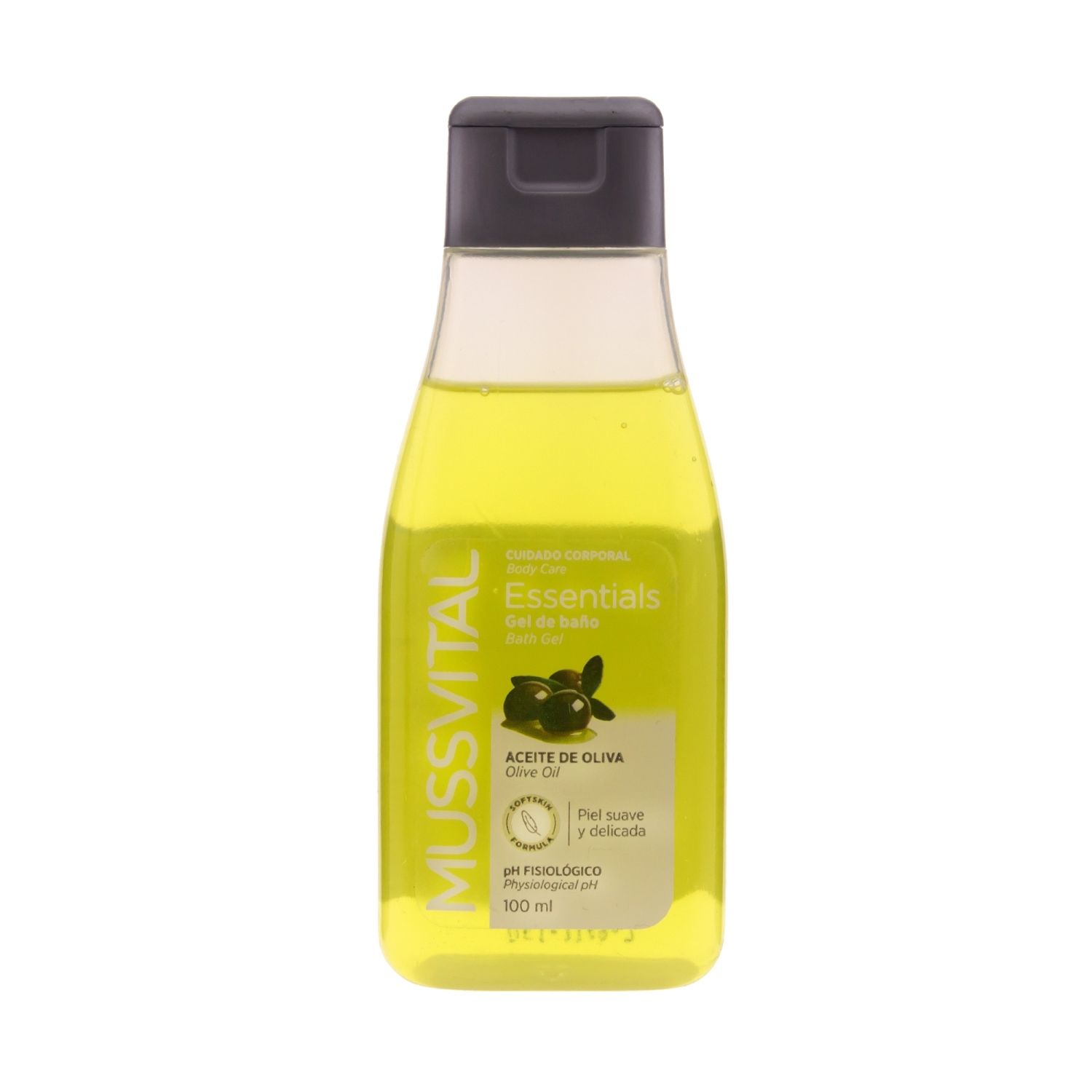 mussvital essentials gel de ba o aceite de oliva 100ml