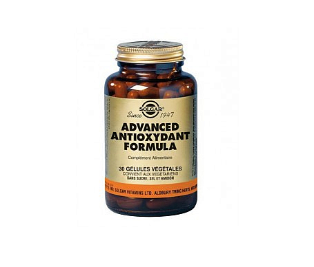 solgar advanced antioxidant formula 30 vgtal glucules