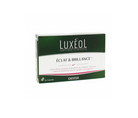 luxeol radiance and shine of hair 30 c psulas