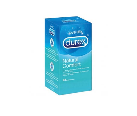 durex preservativos natural plus easy on 24u 6u