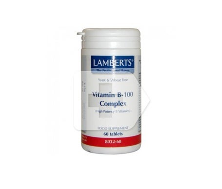 lamberts vitamina b 100 complex 60 tabletas