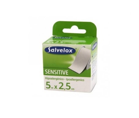 salvelox sensitive esparadrapo 5mx2 5mm 1ud