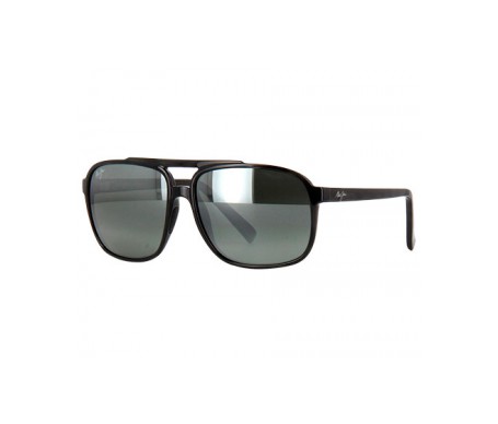 maui jim silversword 701 11t gafas de sol color negro y gris tortuga 1ud