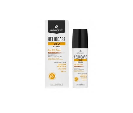 heliocare 360 spf 50 color gel oil free protector solar bronze intense 50 ml