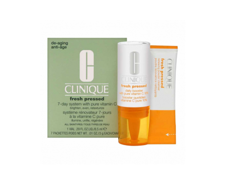 clinique vitamin c fresh pressed 7day system tratamiento 7 packe