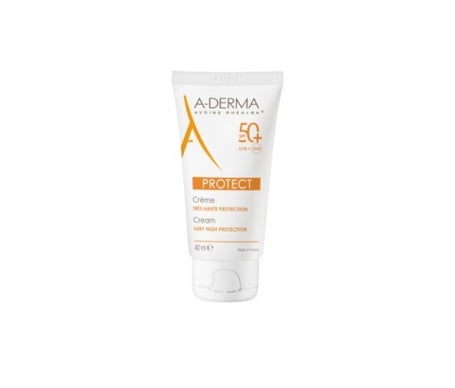 aderma sunscreen protect crema sin perfume spf50 40ml