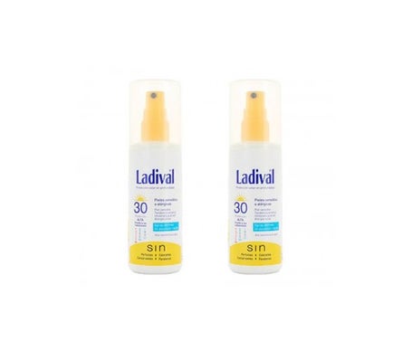 ladival pieles sensibles spf30 oil free spray 2udsx150ml