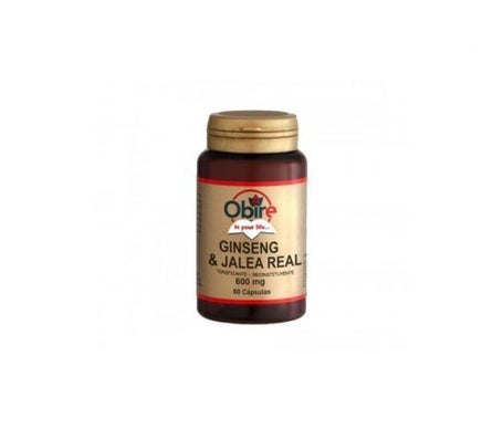 obire ginseng y jalea real 600mg 60c ps