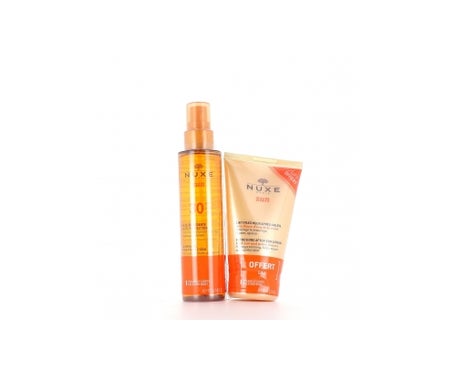 nuxe sun pack aceite bronceador spf30 150ml after sun 100ml