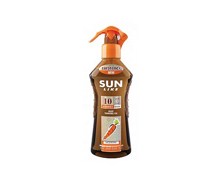 sunlike aceite acelerador del bronceado con zanahoria spf10
