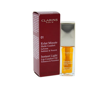 clarins eclat minute aceite labial 01 honey