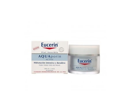 eucerin aquaporin active crema hidratante spf25 uva tarro 50ml