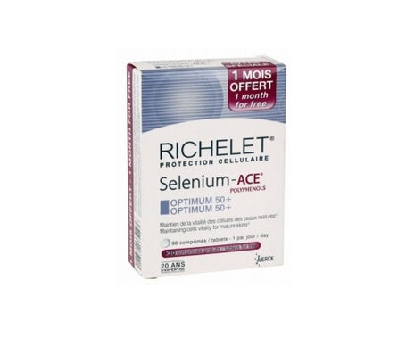 richelet selenium ace optimum 50 90 comprimidos 30 comprimidos disponibles