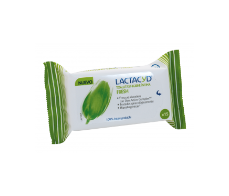 lactacyd toallitas higiene ntima fresh 15uds