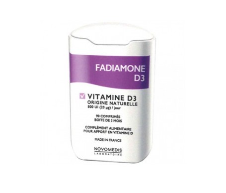 fadiamone d3 food supplement caja de 30 comprimidos