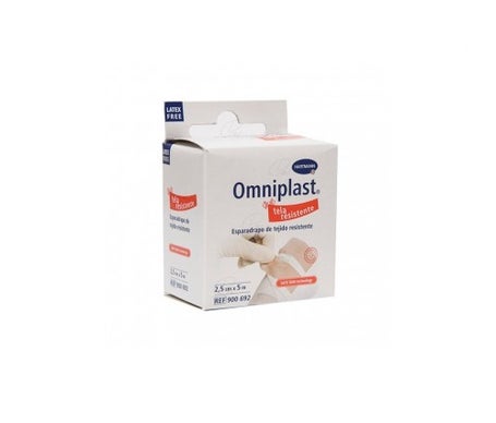 omniplast esparadrapo tejido resistente 5mx2 5cm 1ud