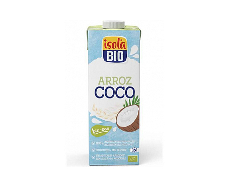 isola bio bebida arroz coco 1l