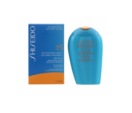 shiseido anti aging suncare sun protection spf15 lotion 150ml