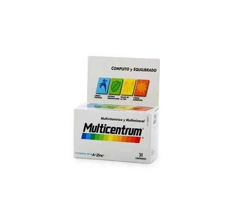 multicentrum vitaminas y minerales 30comp