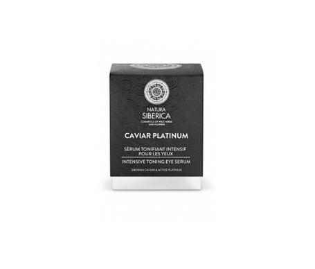 natura siberica caviar platinum serum para el contorno de ojos tonificacion intensiva 30 ml