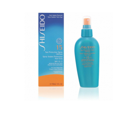 shiseido anti aging sun care sun protection spray oil free 150ml