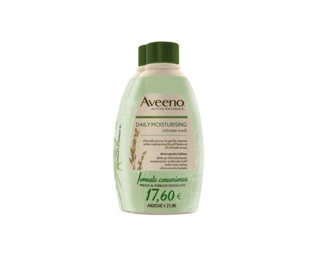 aveeno pack daily moisturising detergente ntimo con avena 2x500ml