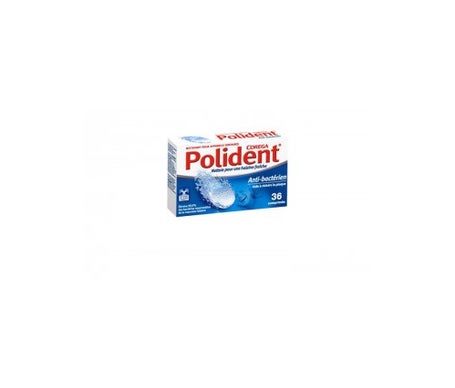 polident antibacterial cleaner 36 comprimidos