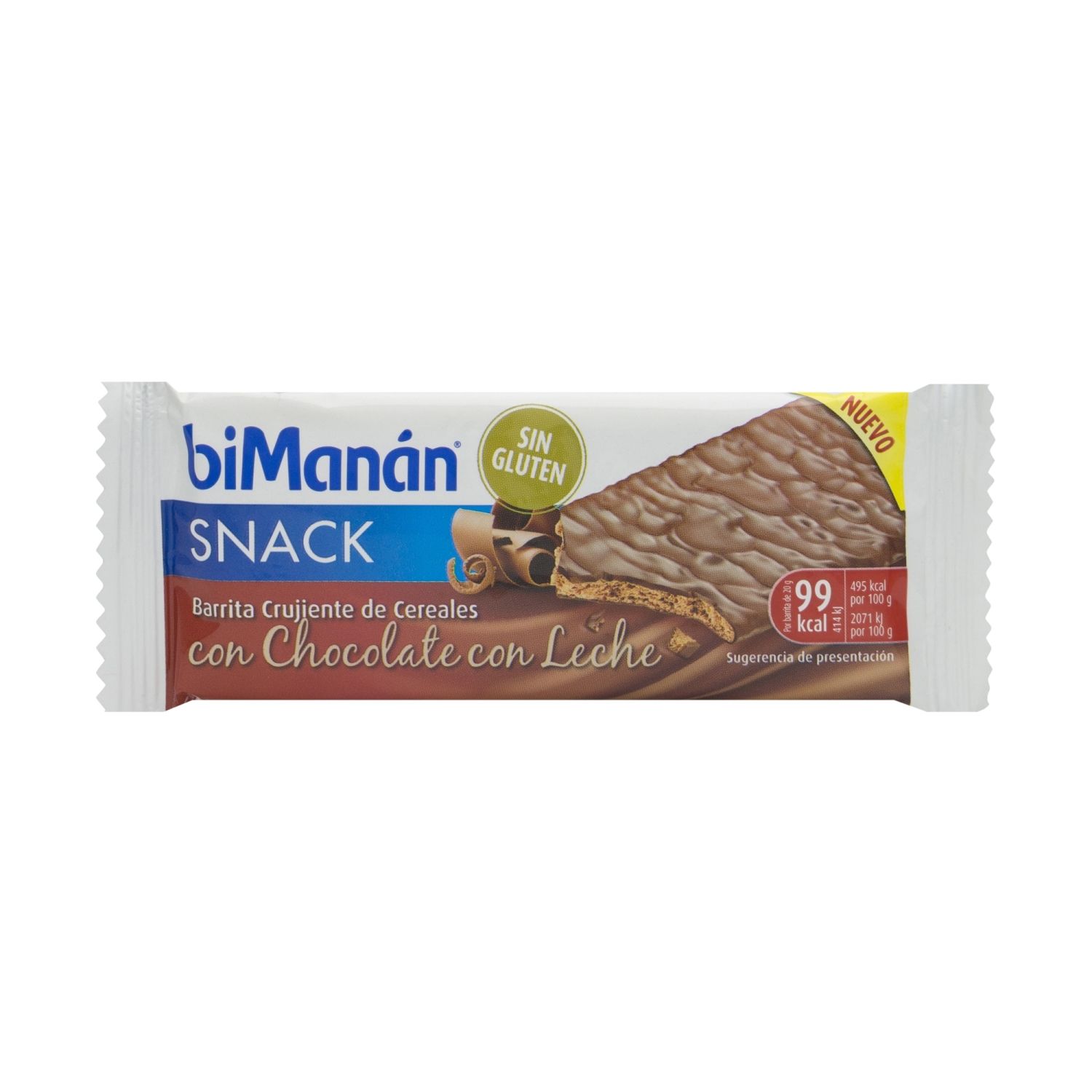 bimanan bekomplett snack choco con leche 1 unidad