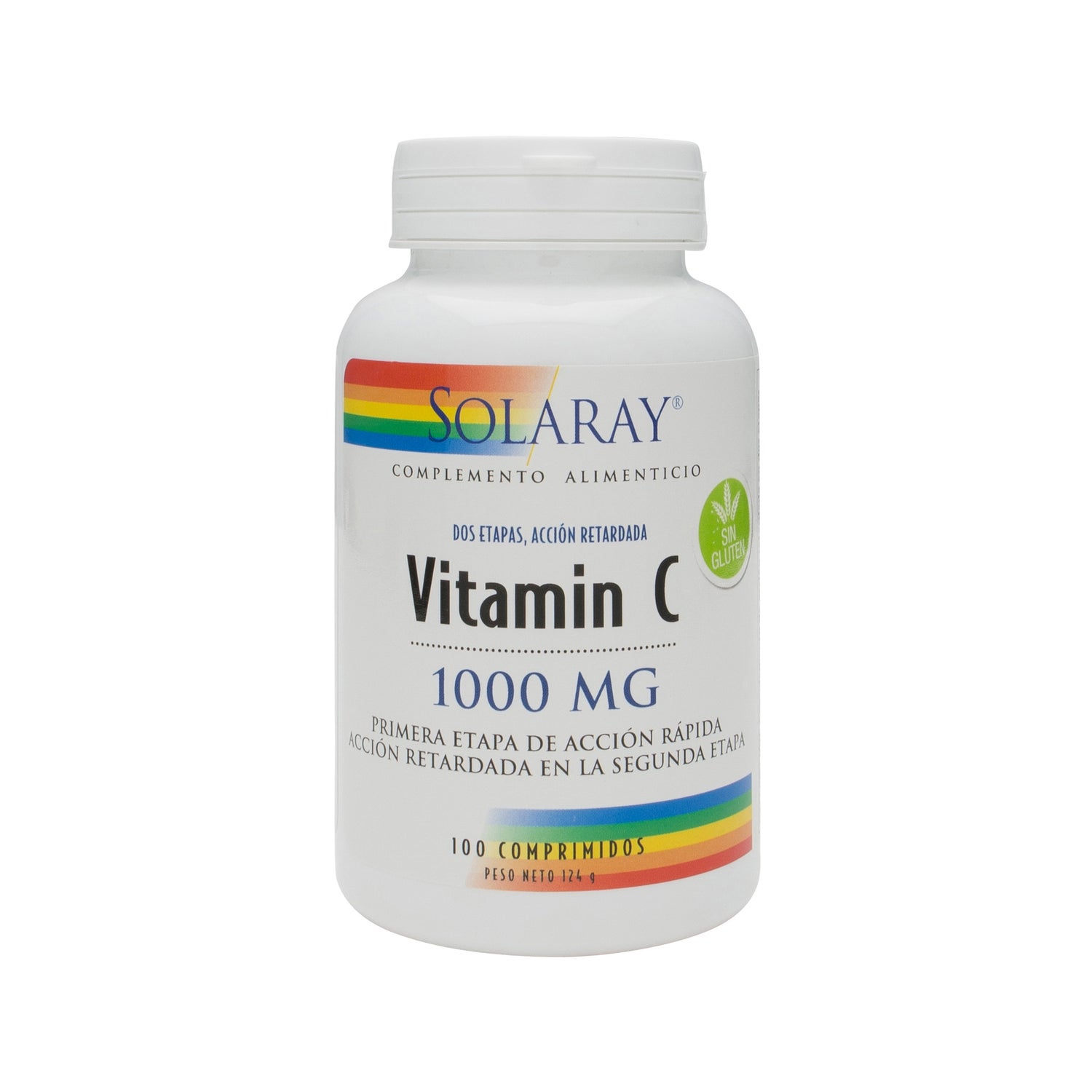 solaray vitamina c 1000mg 100 comprimidos