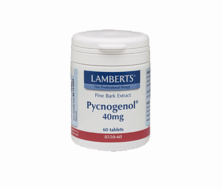 lamberts pycnogenol 40 mg 60 cap