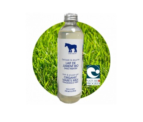 chevalait mare s milk bath and shower gel organic fragancia libre 250 ml botella