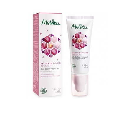 melvita day cream hydration agua floral de rosa 40ml