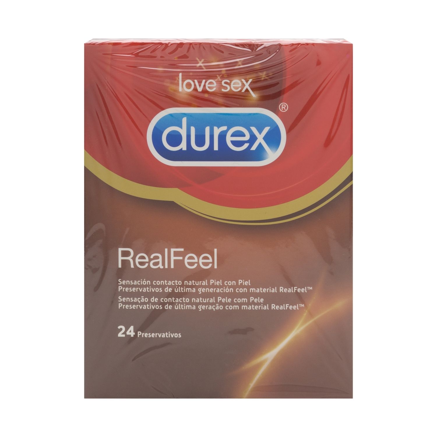 durex real feel sin l tex preservativo 24uds