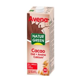 naturgreen bebida ecol gica de avena y cacao con calcio 1l