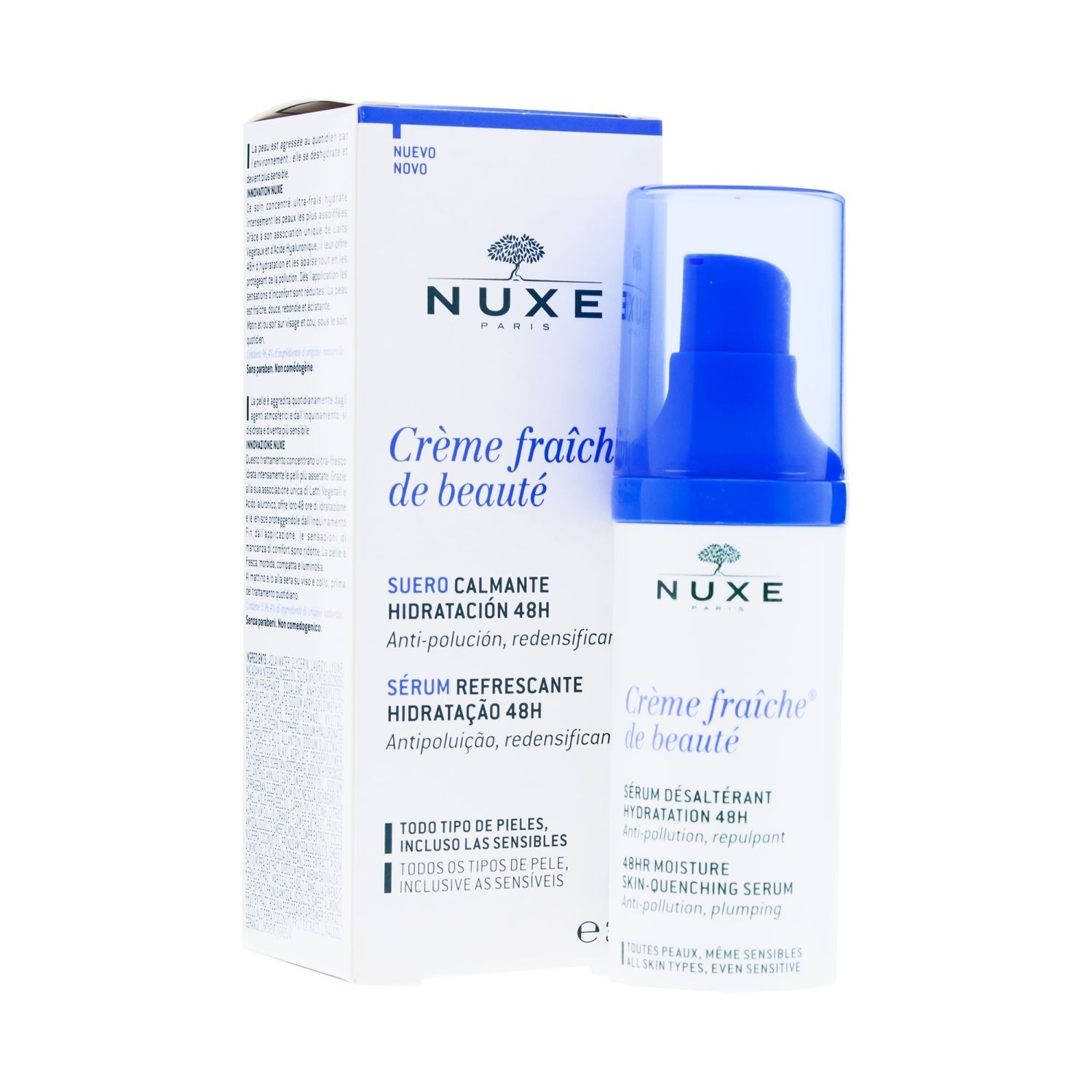 nuxe cr me fra che s rum 48h 30ml