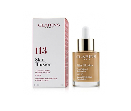 clarins skin illusion base spf15 113 chestnut 30ml