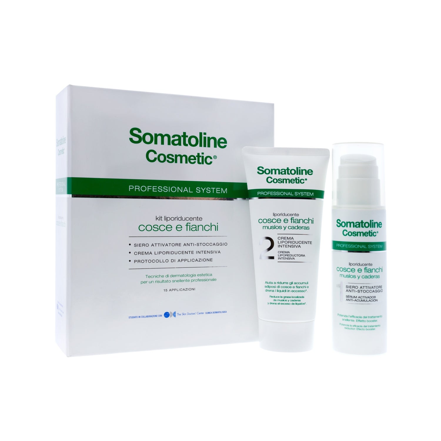 somatoline cosmetic professional system muslos y caderas 15 aplicaciones