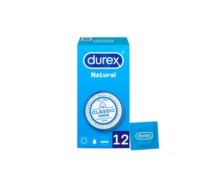 durex natural plus easy on preservativos 12uds