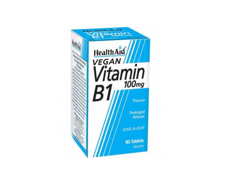 health aid vitamina b1 100mg 90 tabletas