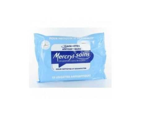 mercrylsoins 15 toallitas desinfectantes piel