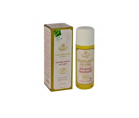 100 natural wilco aceite de jojoba con rosa mosqueta 100 ml