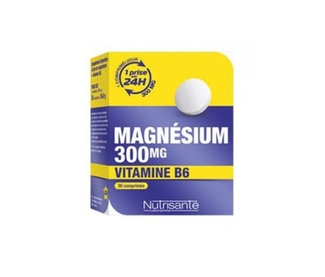 nutriente magnsium 300mg vitamina b6 30 comprimidos