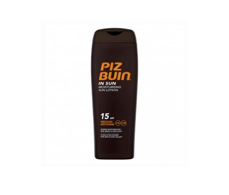 piz buin in sun moisturizing sun lotion spf15 medium 200ml