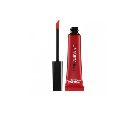 loreal infaillible lip paint lip lacquer 204 red
