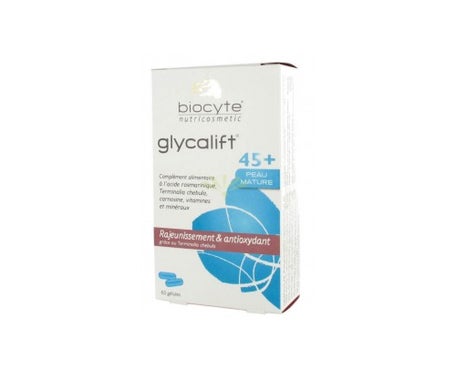 biocyte glycalift rejuvenecimiento y antioxidante 45 mature skin 60 glules
