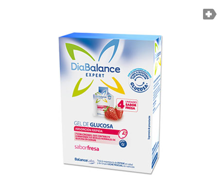 diabalance expert gel glucosa absorci n r pida fresa 4 sobres