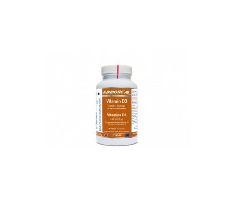 airbiotic ab vitamina d3 125mg 90 tabletas