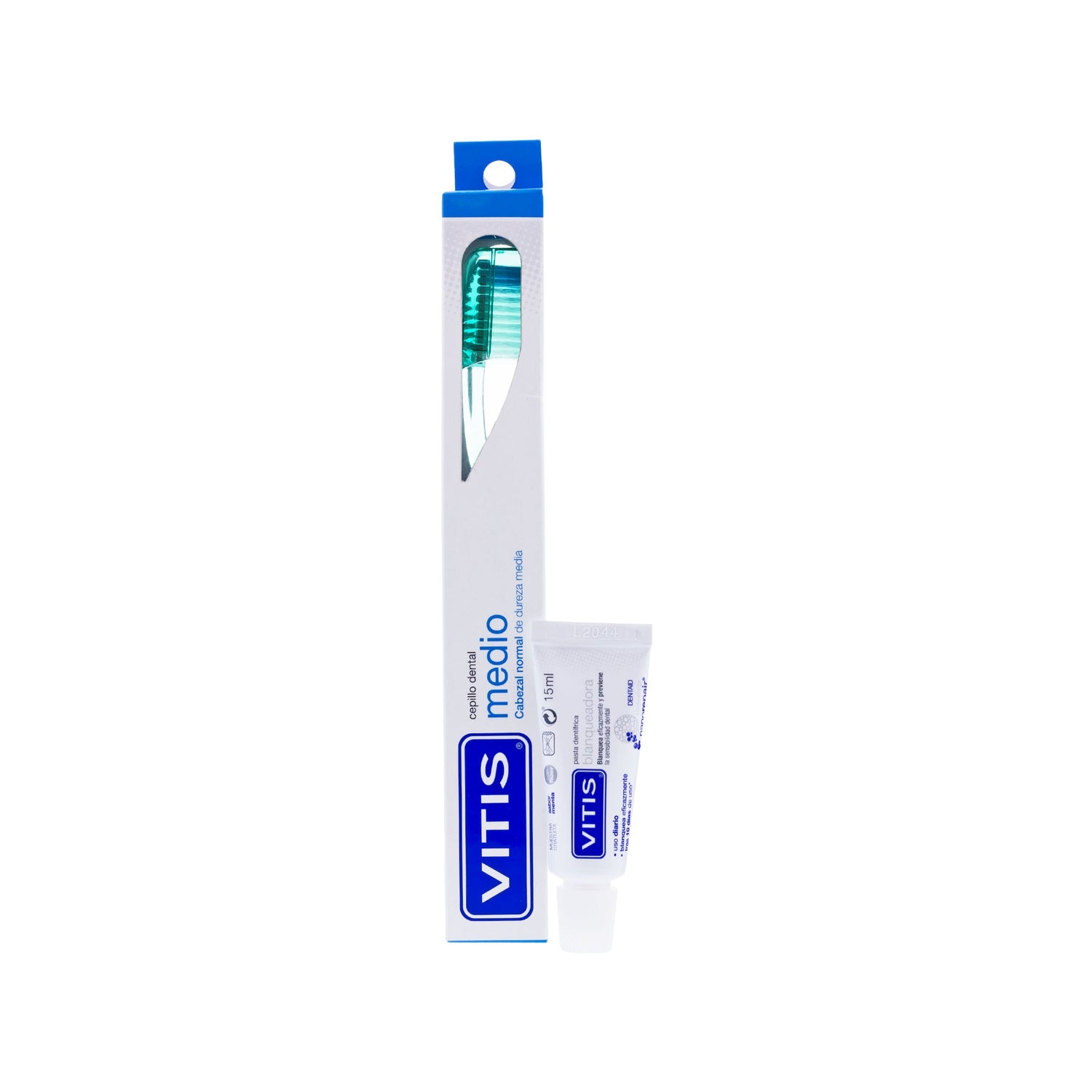 vitis cepillo dental medio 1ud pasta 15ml